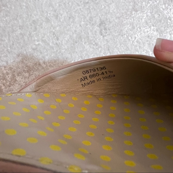 Boden  Patent Leather &Suede D’Orsay Pointed Flats Size 41.5EU/10US - Picture 4 of 8